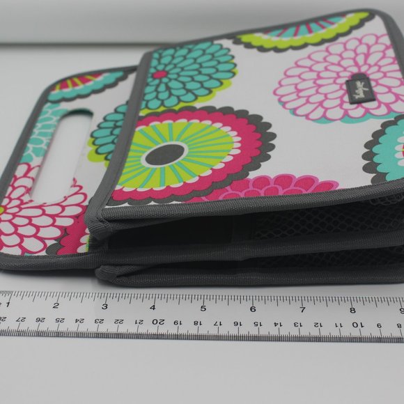 New thirty one double duty caddy in Bubble Bloom print, easy clean nylon - Picture 11 of 11